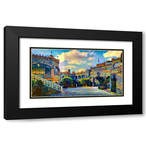Guanajuato Mexico Castillo de Santa Cecilia interior Black Modern Wood Framed Art Print with Double Matting by Gavidia, Pedro