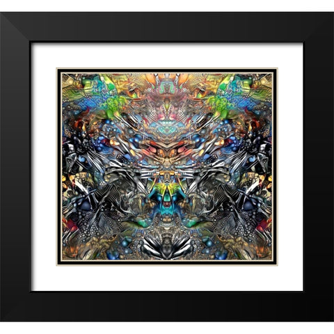 Resurrection Black Modern Wood Framed Art Print with Double Matting by Gavidia, Pedro