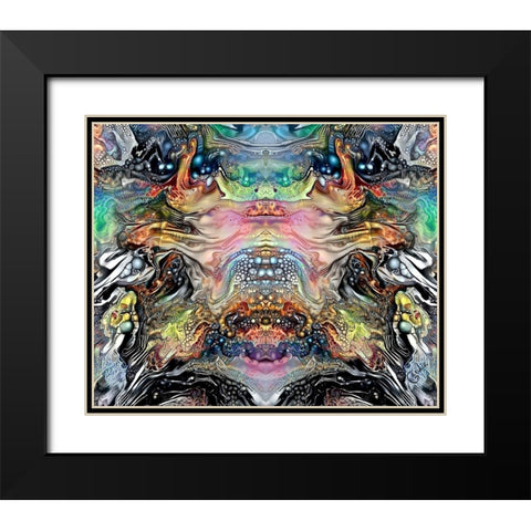 The Minotaurs Lament Black Modern Wood Framed Art Print with Double Matting by Gavidia, Pedro