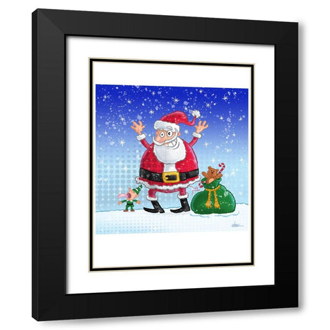 Gift Giver Black Modern Wood Framed Art Print with Double Matting by Randy Noble Fine Art