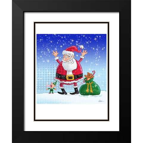 Gift Giver Black Modern Wood Framed Art Print with Double Matting by Randy Noble Fine Art