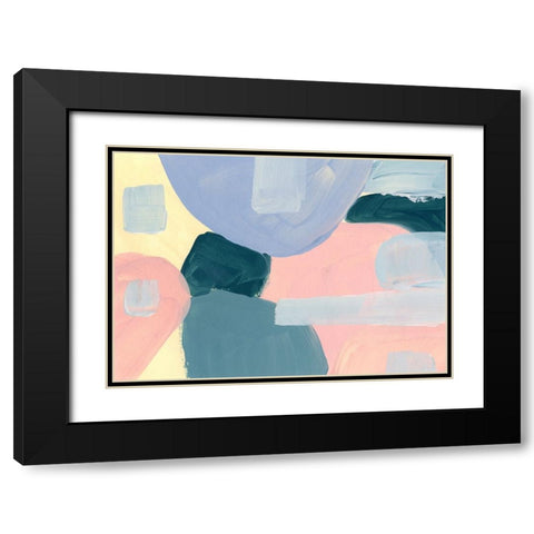 Pastel Palette 4 Black Modern Wood Framed Art Print with Double Matting by Randy Noble Fine Art