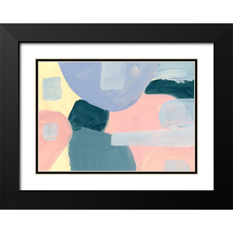 Pastel Palette 4 Black Modern Wood Framed Art Print with Double Matting by Randy Noble Fine Art
