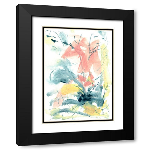 Pastel Palette 8 Black Modern Wood Framed Art Print with Double Matting by Randy Noble Fine Art