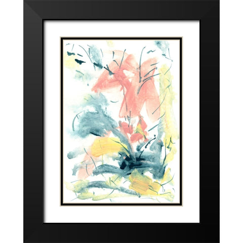Pastel Palette 8 Black Modern Wood Framed Art Print with Double Matting by Randy Noble Fine Art