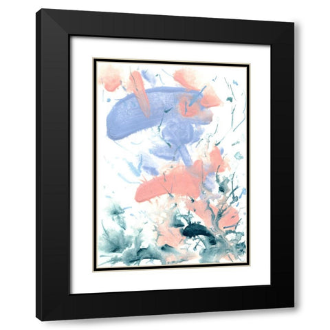 Pastel Palette 9 Black Modern Wood Framed Art Print with Double Matting by Randy Noble Fine Art