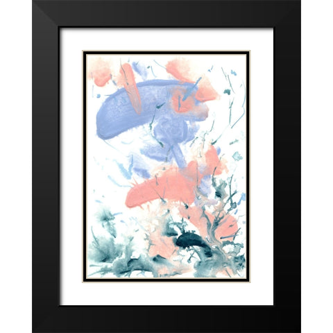 Pastel Palette 9 Black Modern Wood Framed Art Print with Double Matting by Randy Noble Fine Art