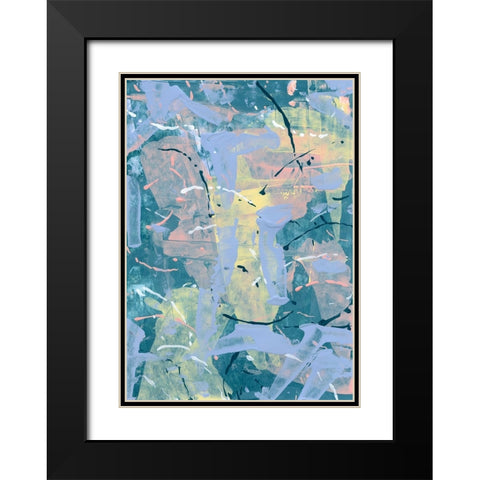 Pastel Palette 10 Black Modern Wood Framed Art Print with Double Matting by Randy Noble Fine Art