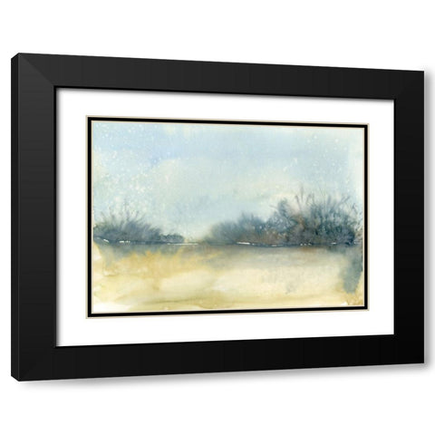 Sunny Fog Black Modern Wood Framed Art Print with Double Matting by Randy Noble Fine Art