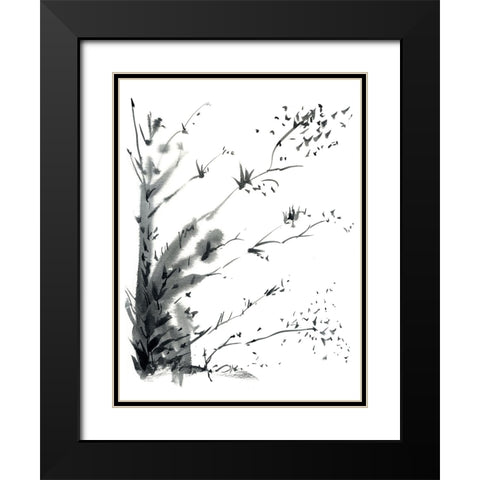 New Growth Black Modern Wood Framed Art Print with Double Matting by Randy Noble Fine Art
