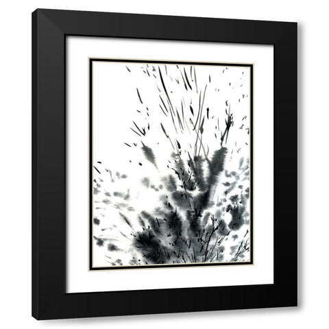Primitive Black Modern Wood Framed Art Print with Double Matting by Randy Noble Fine Art