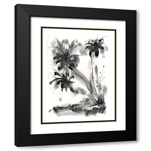 Tropics Black Modern Wood Framed Art Print with Double Matting by Randy Noble Fine Art