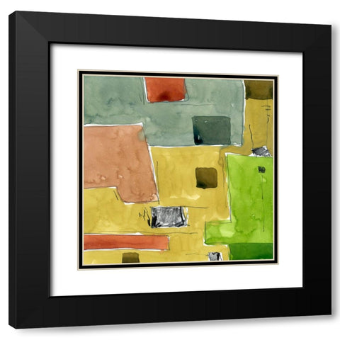 Phrases Black Modern Wood Framed Art Print with Double Matting by Randy Noble Fine Art