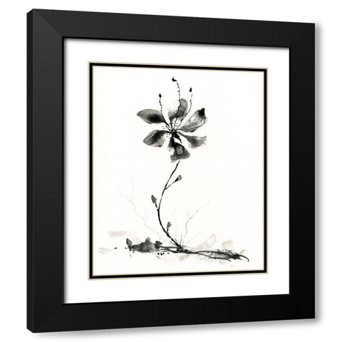 Bloom Black Modern Wood Framed Art Print with Double Matting by Randy Noble Fine Art
