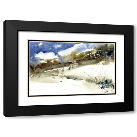 Rain Dance Black Modern Wood Framed Art Print with Double Matting by Randy Noble Fine Art