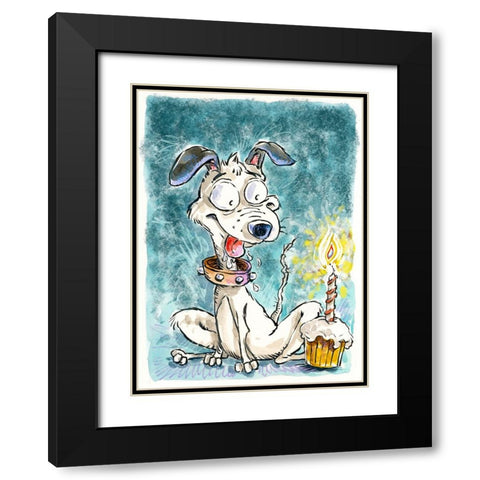 Celebrate Black Modern Wood Framed Art Print with Double Matting by Randy Noble Fine Art