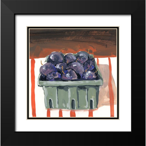 Fresh Black Modern Wood Framed Art Print with Double Matting by Randy Noble Fine Art