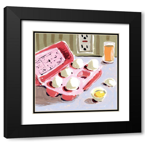 Morning Black Modern Wood Framed Art Print with Double Matting by Randy Noble Fine Art