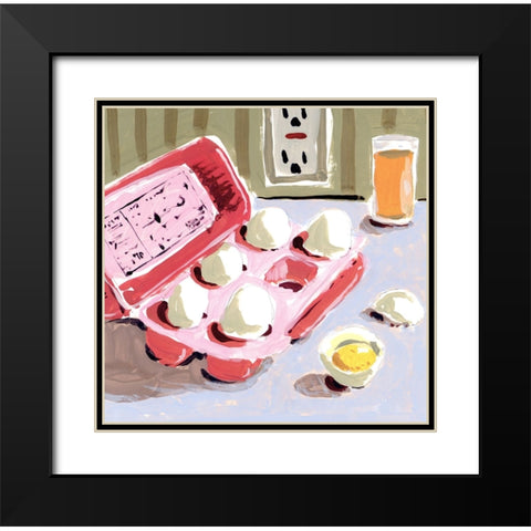 Morning Black Modern Wood Framed Art Print with Double Matting by Randy Noble Fine Art