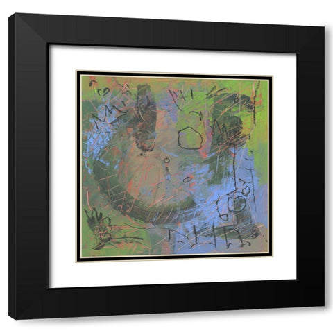 Agent Of Power Black Modern Wood Framed Art Print with Double Matting by Randy Noble Fine Art