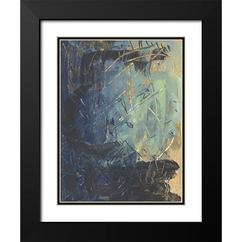 Approach The Meaning Black Modern Wood Framed Art Print with Double Matting by Randy Noble Fine Art