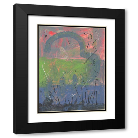 Autum Effect Black Modern Wood Framed Art Print with Double Matting by Randy Noble Fine Art