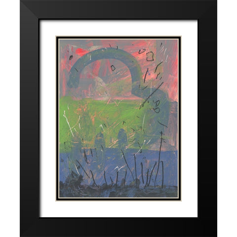 Autum Effect Black Modern Wood Framed Art Print with Double Matting by Randy Noble Fine Art