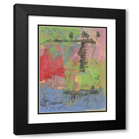 Rejoice Black Modern Wood Framed Art Print with Double Matting by Randy Noble Fine Art