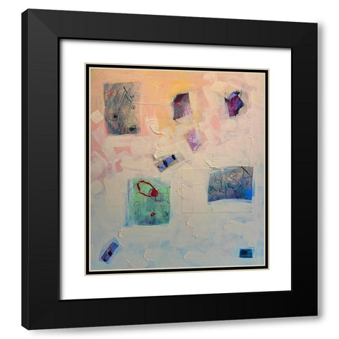 Bold Entry Black Modern Wood Framed Art Print with Double Matting by Randy Noble Fine Art