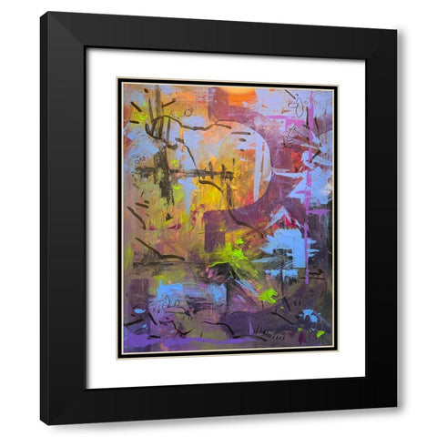 Cargo Black Modern Wood Framed Art Print with Double Matting by Randy Noble Fine Art