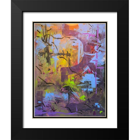 Cargo Black Modern Wood Framed Art Print with Double Matting by Randy Noble Fine Art