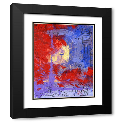 District Black Modern Wood Framed Art Print with Double Matting by Randy Noble Fine Art
