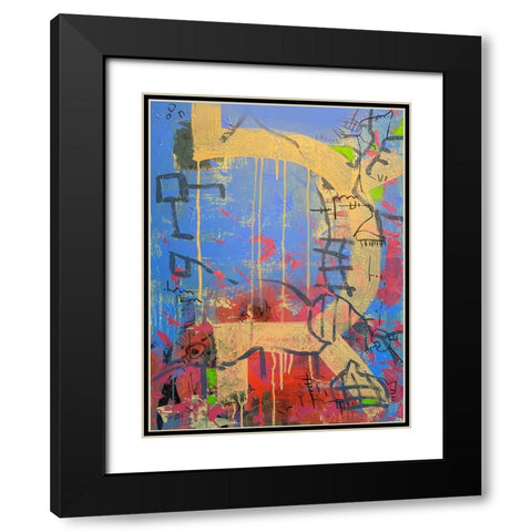 Progression Black Modern Wood Framed Art Print with Double Matting by Randy Noble Fine Art