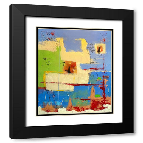 Seeking Treasure Black Modern Wood Framed Art Print with Double Matting by Randy Noble Fine Art