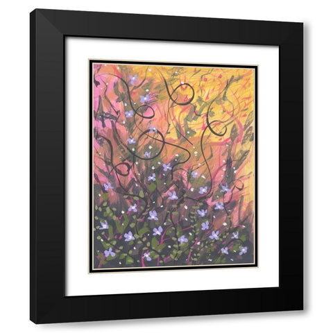 Natures Rays Black Modern Wood Framed Art Print with Double Matting by Randy Noble Fine Art