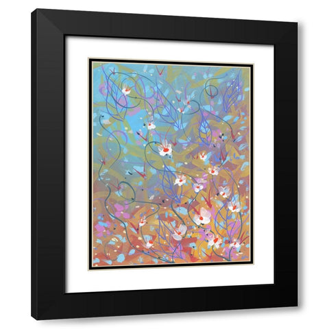 Water Beauty Black Modern Wood Framed Art Print with Double Matting by Randy Noble Fine Art