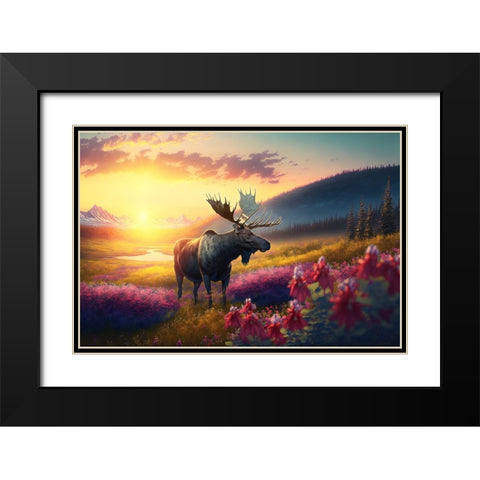 North American Wildlife 10 Black Modern Wood Framed Art Print with Double Matting by Heere, Ray