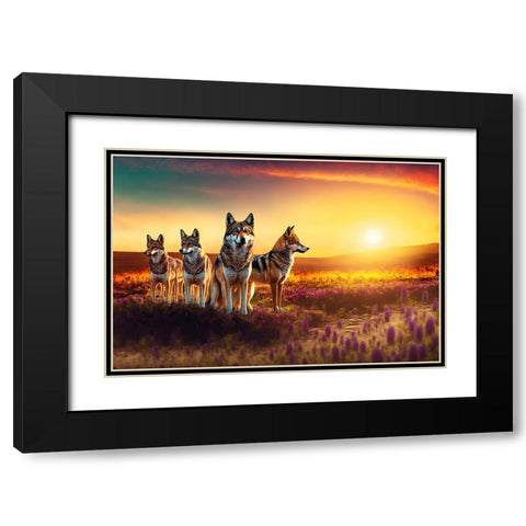 North American Wildlife 57 Black Modern Wood Framed Art Print with Double Matting by Heere, Ray