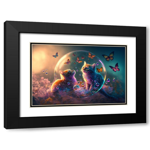 Mystical Morning 11 Black Modern Wood Framed Art Print with Double Matting by Heere, Ray
