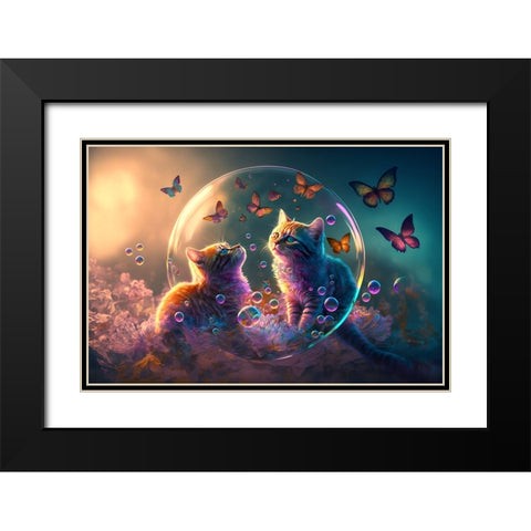 Mystical Morning 11 Black Modern Wood Framed Art Print with Double Matting by Heere, Ray