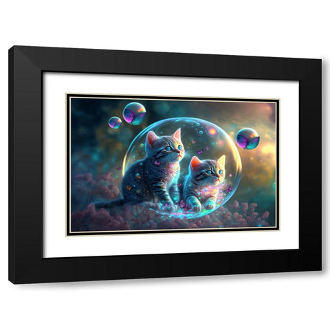 Mystical Morning 13 Black Modern Wood Framed Art Print with Double Matting by Heere, Ray