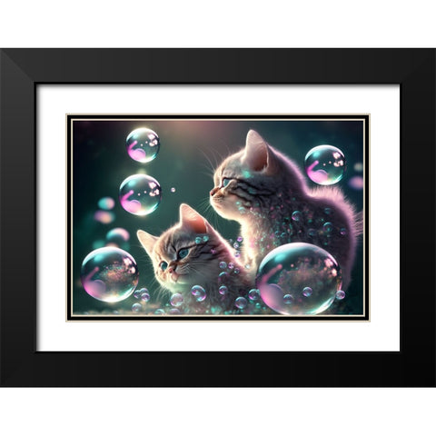 Mystical Morning 15 Black Modern Wood Framed Art Print with Double Matting by Heere, Ray