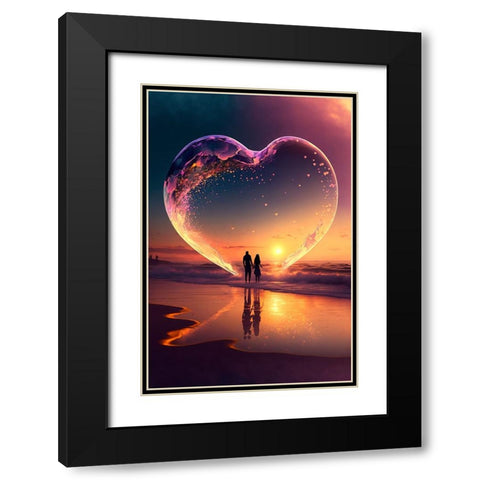 Love Is In The Air 5 Black Modern Wood Framed Art Print with Double Matting by Heere, Ray