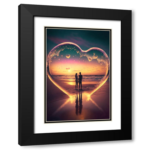 Love Is In The Air 8 Black Modern Wood Framed Art Print with Double Matting by Heere, Ray