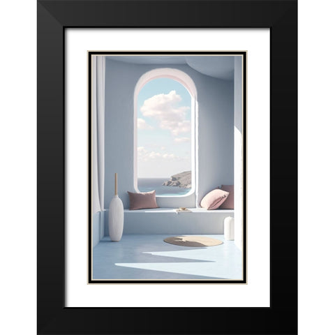 Architectural Photography Balconies 8 Black Modern Wood Framed Art Print with Double Matting by Heere, Ray