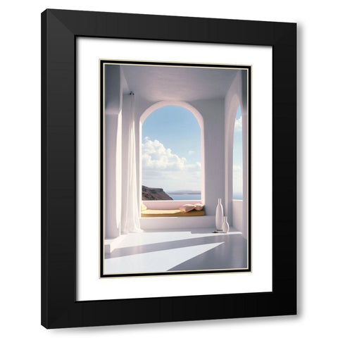 Architectural Photography Balconies 10 Black Modern Wood Framed Art Print with Double Matting by Heere, Ray