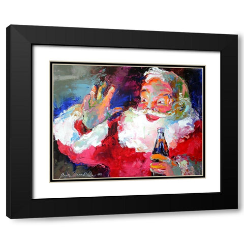 Claus Black Modern Wood Framed Art Print with Double Matting by Wallich, Richard