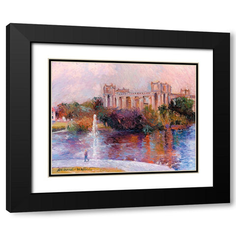 San Francisco Black Modern Wood Framed Art Print with Double Matting by Wallich, Richard