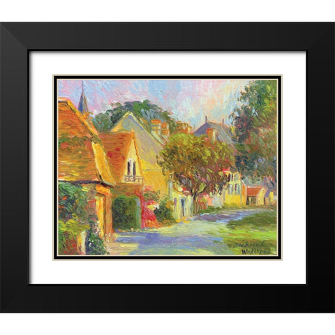 France I Black Modern Wood Framed Art Print with Double Matting by Wallich, Richard