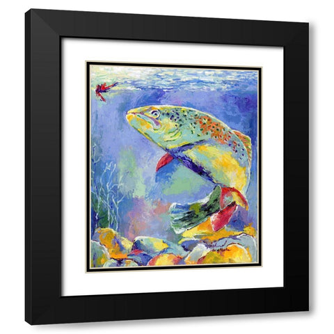 Big Ed Black Modern Wood Framed Art Print with Double Matting by Wallich, Richard